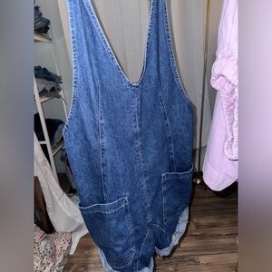 Free people denim jumper